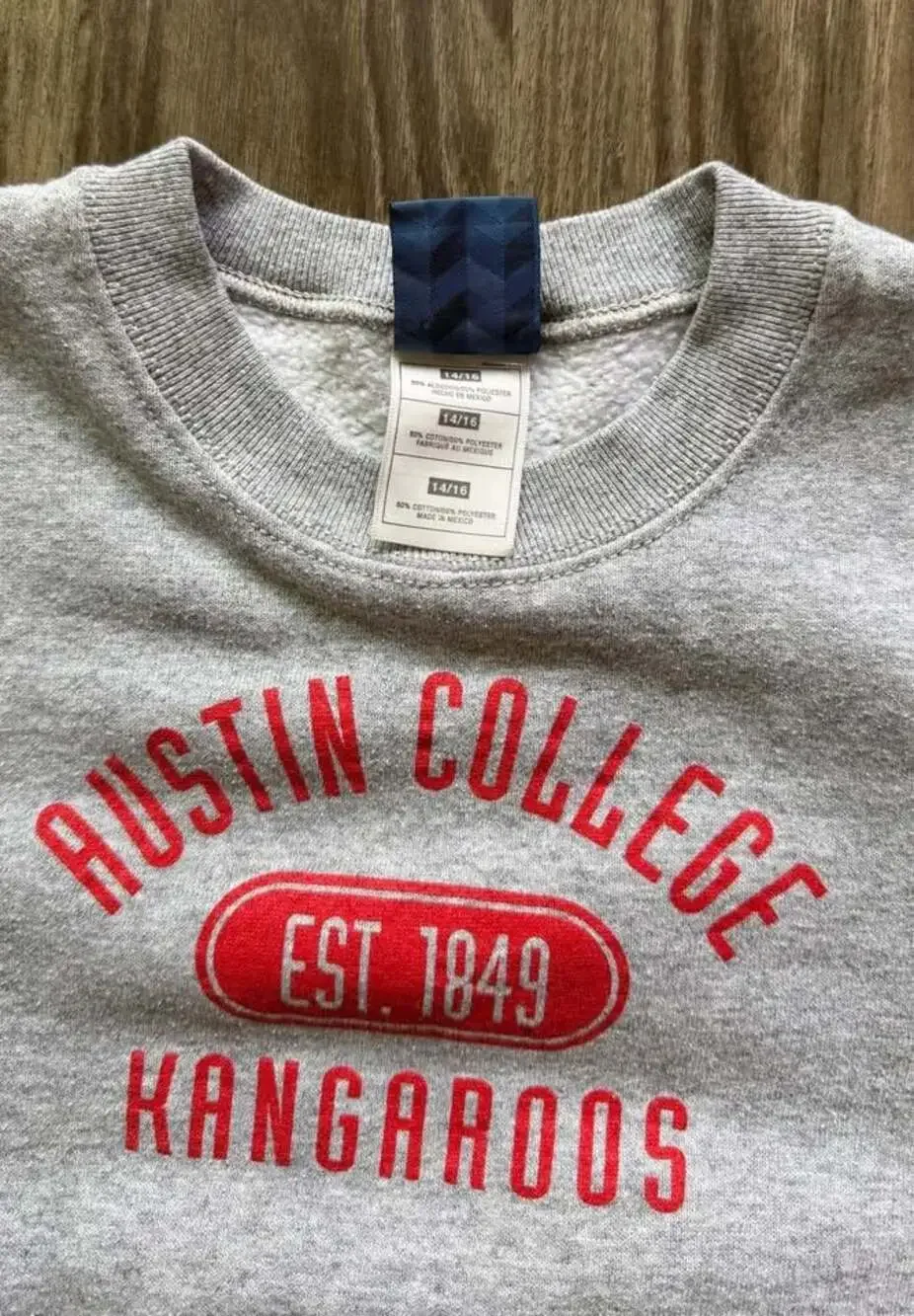 Vintage Austin College Kangaroos Crewneck Sweatshirt Kids